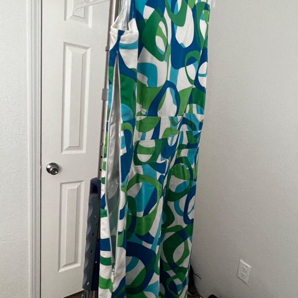 Spense Mid Length Multi Color Dress Size 10 - Picture 7 of 11